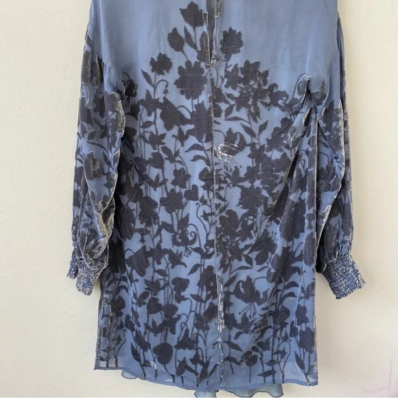 Johnny Was/ For love&Liberty Sheer Velvet Floral Dress
